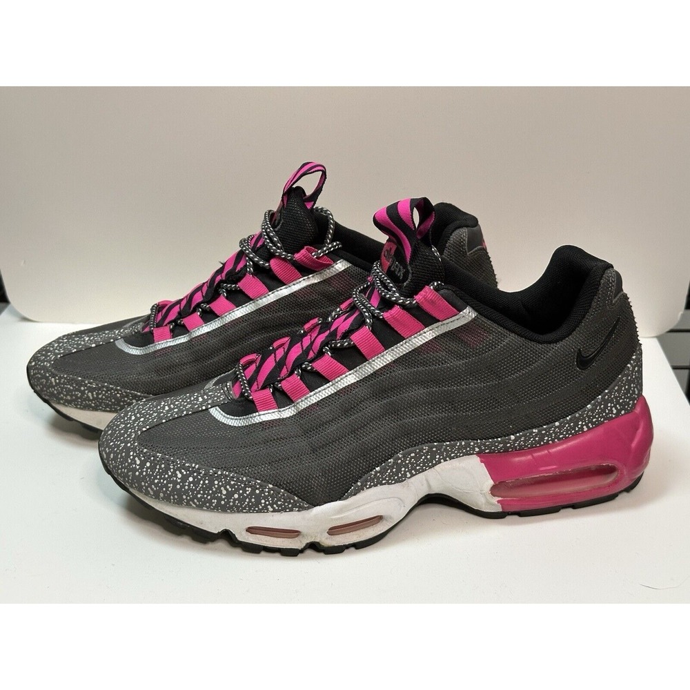 Nike Air Max 95 Premium Fog Pink Panther Spackle 599425-006 Mens Size 10.5